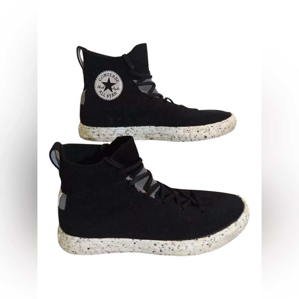 Renew Chuck Taylor All‎ Star Crater Knit High 'Black' Unisex Women’s 9 Men’s 7